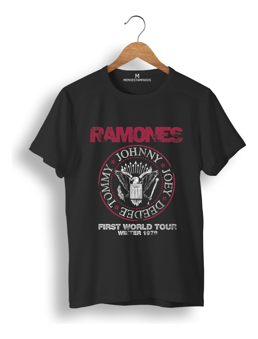 Remera: Ramones First World Tour Memoestampados – Memo Estampados